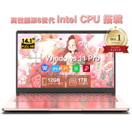 【最短当日出荷】ノートパソコン 新品 14型 Windows11 Pro 初期設定済 12GBメモリ 256GB SSD Celeron 日…