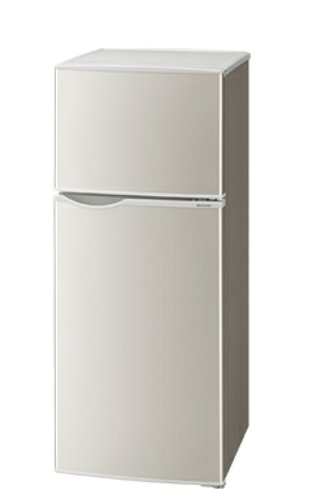 楽天市場】SHARP シャープ 2ドア冷蔵庫 128L 右開き SJ-H13E-S【冷蔵庫 
