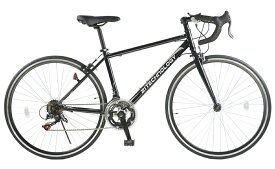21テクノロジーロードバイク 700C [ブラック]【自転車】