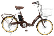 楽天市場】電動自転車 20インチ（カラーブラウン）（自転車 