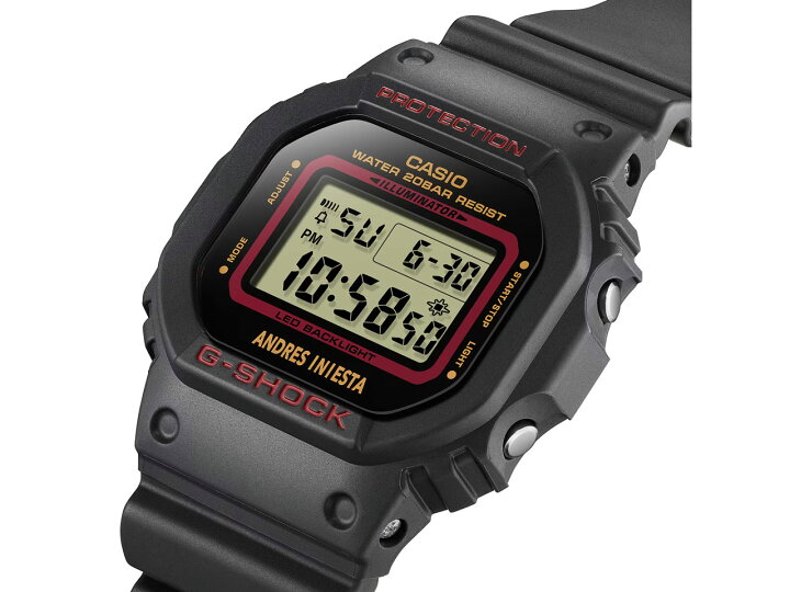 楽天市場】G-SHOCK カシオ CASIO【アンドレス・イニエスタ選手 