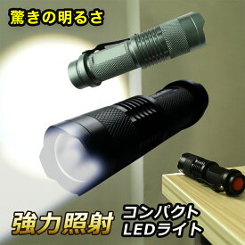 LEDライト 生活防水機能 懐中電灯 高輝度コンパクト アウトドア キャンプ LED懐中電灯 強力 ライト 防災 災害対策 ハンディライト ミニ コンパクト レジャー 地震 緊急 便利 小型 乾電池 停電対策 かいちゅうでんとう 防災グッズ 災害グッズ