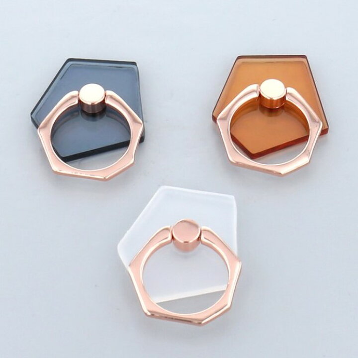 楽天市場 フラワーリング アクリル五角形スマホリング おしゃれ かわいい スマホリング 透明 バンカーリング 透明 バンカーリング かわいい 携帯リング 透明 Iphone リング かわいい フィンガーリング 大人可愛い スマホリング シンプル スマホリング クリア
