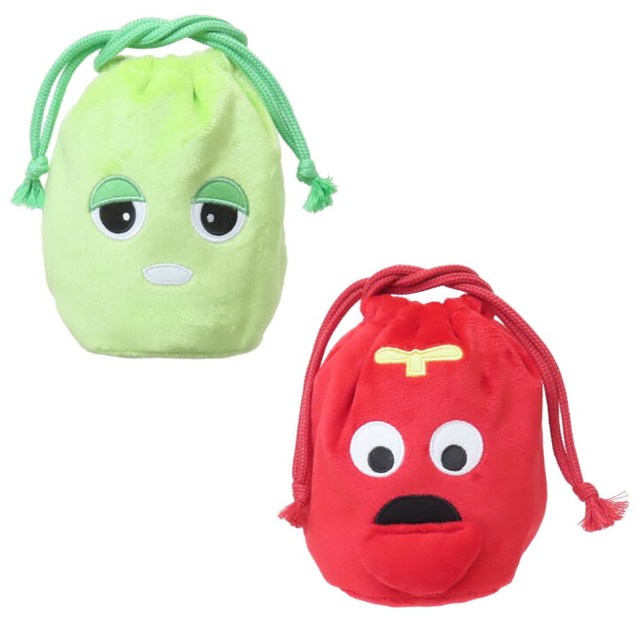 楽天市場】ガチャピン＆ムック ぬいぐるみ巾着 ガチャピン グッズ 