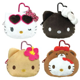 サンリオカラビナ付きぬいぐるみファスナー キティちゃんグッズキティちゃん ポーチ 日焼け キティちゃん グッズ キティちゃん 日焼け ハローキティ タイニーチャム イヤホン ポーチ かわいい イヤホン ポーチ カラビナ ワイヤレスイヤホン ポーチ ミニポーチ カラビナ付き