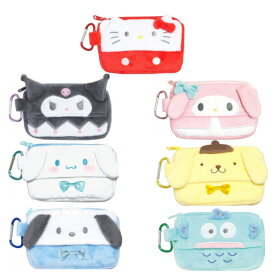 サンリオ ぱくっとティッシュポーチ サンリオ ポーチ キティちゃん ポーチ キティちゃんグッズ マイメロ クロミちゃんグッズ シナモロール グッズ 大人 ミニポーチ 小物入れ ティッシュポーチ ハンギョドン ポチャッコ ポムポムプリン ポケットティッシュポーチ