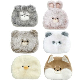 ぬいぐるみ アニマルポーチ ポーチ ふわふわ ポーチ もこもこ くま ポーチ ポーチ ウサギ パンダ ぬいぐるみポーチ ミニポーチ 小物入れ うさぎ ポーチ パンダ グッズ シュナウザーグッズ カワウソ ぬいぐるみ ポーチ 小物入れ 可愛い かわいい 動物ポーチ