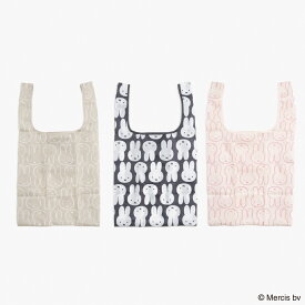 MIFFY ショッピングバッグS フェイスモチーフ ミッフィー エコバッグ エコバッグ キャラクター 折りたたみ エコバッグ ミッフィー グッズ 大人プレゼント エコバック かわいい たためる おしゃれ プレゼント 大人
