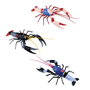 送料無料◆フジミ 自由研究シリーズ No.243〜245 キン肉マン編 アメリカザリガニ 3種セット (キン肉マン仕様/ウォーズマン仕様/ロビンマスク仕様) プラモデル (ZP115174)