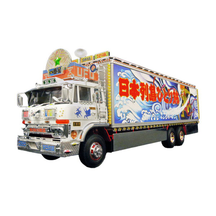 楽天市場】送料無料◇アオシマ 1/32 トラック野郎 No.3 一番星 突撃一  