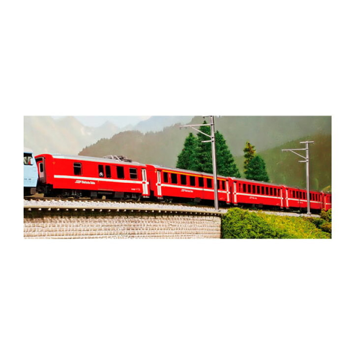 楽天市場】10-1413 KATO カトー アルプスの赤い客車 EW I 基本セット(4 