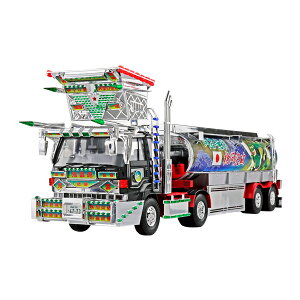 送料無料◆アオシマ ザ☆デコトラ No.6 1/32 鬼雷砲 プラモデル (ZS135923)