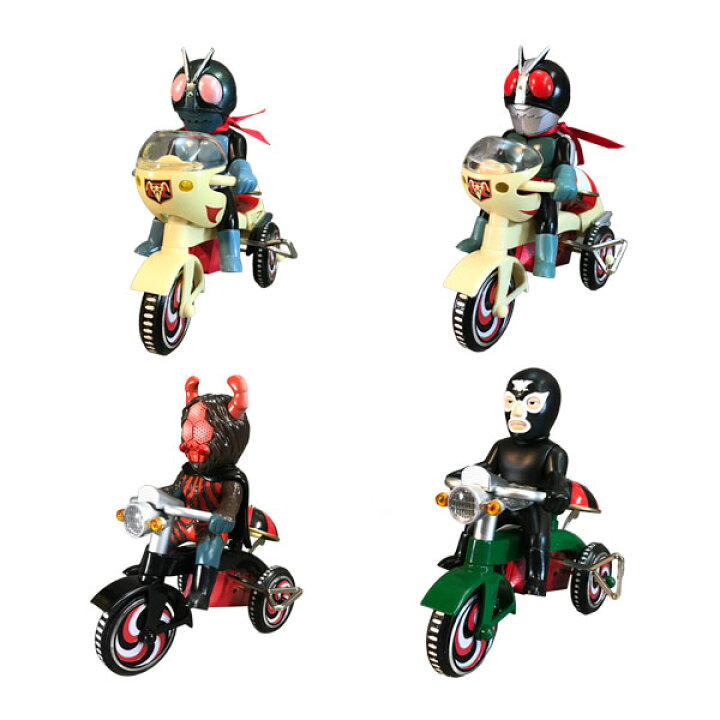 楽天市場】送料無料◇再販 EX三輪車 仮面ライダー 4種セット (仮面 