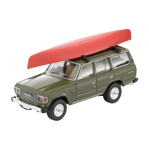 トミカリミテッドヴィンテージNEO LV-N279e トヨタ ランドクルーザー60 (オリーブ) カヌー、フィギュア付 トミーテック 1/64 ミニカー 330882 (ZM138176)