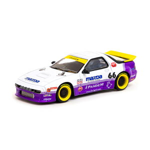 ^[}bN 1/64 Pandem Mazda RX-7 FC3S White/purple ~jJ[ T64-066-WP iZM138979j