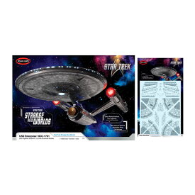 送料無料◆ポーラライツ 1/1000 スター・トレック：ストレンジ・ニュー・ワールド U.S.S.エンタープライズ 2種セット(キット本体 ＋ 専用アズテックデカール) セット商品 【未定予約】
