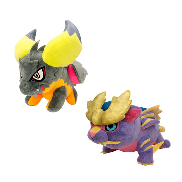 楽天市場】モンスターハンター デフォルメぬいぐるみ 2種セット  