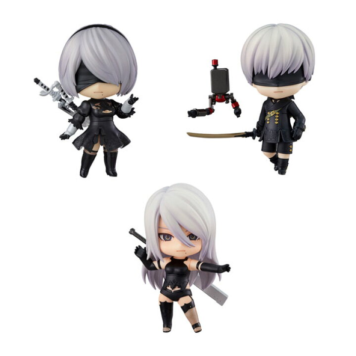 楽天市場】送料無料◇再販 ねんどろいど NieR：Automata 3種セット (2B 
