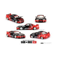 MINI-GT 1/64 Nissan スカイライン GT-R R33 Kaido Works ADVAN (右ハンドル) ミニカー KHMG191 【未定予…