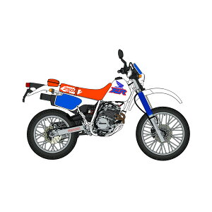 ハセガワ 1/12 ホンダ XLR250R (MD22) (1991) プラモデル BK18 (ZS148549)