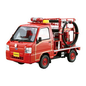 アオシマ ザ☆モデルカー No.119 1/24 スバル TT2 サンバー 消防車 ’11 プラモデル (ZS150307)