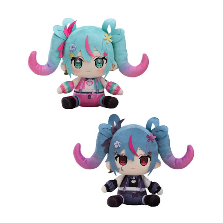 楽天市場】送料無料◇初音ミク ぬいぐるみ デコミク 2種セット 