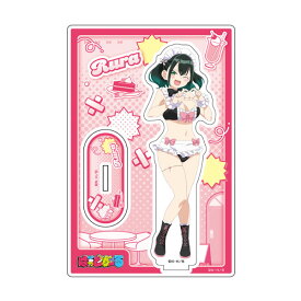 ばっどがーる 描き下ろしアクリルスタンド 瑠璃葉るら メイド水着ver. カーテン魂 【1月予約】