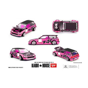 MINI-GT 1/64 Honda VrbN EF Kaido Loop Spec V1 (nh) ~jJ[ KHMG198 y1\z