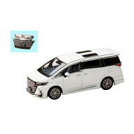 ホビージャパン 1/64 トヨタ アルファード Z (H40W) / 純正オプション プラチナ ホワイト パール マイカ …