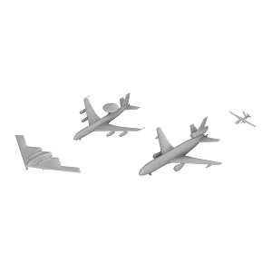 sbg[h 1/700 AJR@Zbg8 (B-2A헪@AE-3Gxǐ@AKC-10󒆋@AMQ-9AlU@) vf S86 y11\z