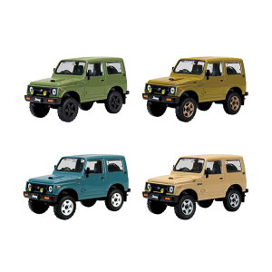 送料無料◆アオシマ 楽プラ スナップキット No.18CU-OG/KI/BG/OE 1/32 スズキ JA11 ジムニー カスタムホイール 4種セット (オリーブグリーン/カーキ/ブルーグレー/オリーブ) プラモデル 【3月予約】