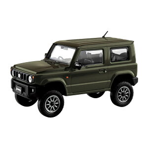 アオシマ 楽プラ スナップキット No.09CU-JG 1/32 スズキ JB64 ジムニー カスタムホイール (ジャングルグリーン) プラモデル 【3月予約】