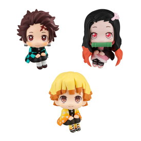 送料無料◆再販 るかっぷ 鬼滅の刃 3種セット (竈門炭治郎/竈門禰豆子/我妻善逸 にこっとver.) メガハウス フィギュア 【5月予約】