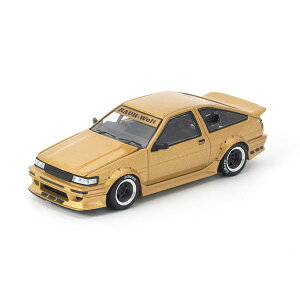 POP RACE 1/64 RWB AE86 GOLD �S�[���h �~�j�J�[ PR640411 �y����\��z