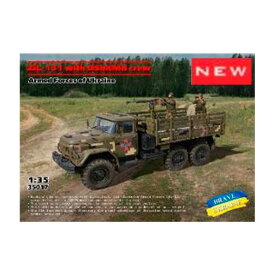 送料無料◆ICM 1/35 ウクライナ軍 ZiL-131 貨物トラック w/DShKM機関銃 クルー2体 セット プラモデル 35017 【1月予約】