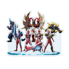 A3 アクリルジオラマ ウルトラマンオメガ 01 集合デザイン 【2月予約】