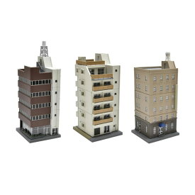 送料無料◆セット販売 337973/337980/337997 トミーテック 建物コレクション 建コレ061-3 昭和のビルA3＋062-3 昭和のビルB3＋063-4 昭和のビルC3 1/150(Nゲージサイズ) 鉄道模型 【5月予約】