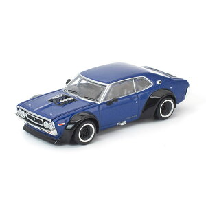 POP RACE 1/64 LAUREL C130 BLUE (���[���� C130 �u���[) �_�C�L���X�g �~�j�J�[ PR640320 �y����\��z