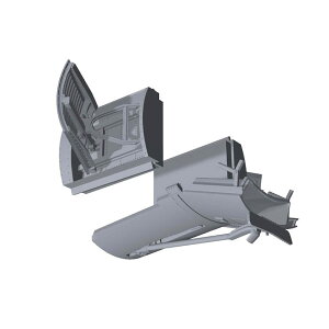 ���f�����N Mach3 Models 1/72 F-104 �X�^�[�t�@�C�^�[ (�G�A�u���[�L/�h���b�O�V���[�g�h�A) 3D�v�����g �f�B�e�[���A�b�v�p�[�c �y3���\��z