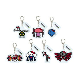 送料無料◆A3 パーツ付きアクリルキーホルダー 「エヴァンゲリオン×サンリオキャラクターズ」 02/コンプリートセット (全7種)(コラボイラスト) （ZT170178）