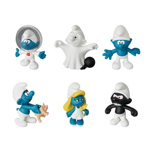 ����������UDF �E���g���f�B�e�[���t�B�M���A No.907�`912 SMURF SERIES 3 6��Z�b�g (SMURF/SMURFETTE/GHOST SMURF/SMURF With PIG/BLACK SMURF/ASTRONAUT SMURF) ���f�B�R���E�g�C �y8���\��z