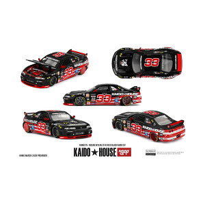 MINI-GT 1/64 Nissan �X�J�C���C�� GT-R R33 Black Kaido Cat (�E�n���h��) �~�j�J�[ KHMG276 �y����\��z