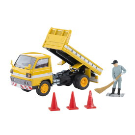 送料無料◆トミカリミテッドヴィンテージNEO LV-N369a 三菱ふそう キャンター ダンプトラック 道路維持作業車 フィギュア付 1/64 ミニカー トミーテック 336518 【8月予約】