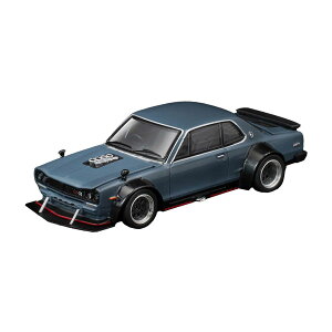 POP RACE 1/64 �X�J�C���C�� GT-R V8 �h���t�g (�n�R�X�J) �O���[ / SKYLINE GT-R V8 DRIFT (HAKOSUKA) GREY �~�j�J�[ PR640467 �iZM173390�j