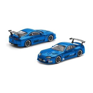 POP RACE × Enigma 1/64 �g�b�v�V�[�N���b�g �X�[�v�� GT300 (A80) �u���[ �~�j�J�[ PRE028 �y����\��z