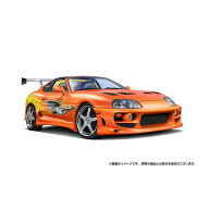 アオシマ 1/24 ワイルド・スピード JZA80 スープラ 完全新金型 楽プラ スナップカー ムービーメカ No.WS-…
