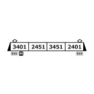 送料無料◆A1057 マイクロエース 名鉄3400系 スカーレット 連結改造後 4両セット Nゲージ 鉄道模型 【未…