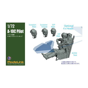 �Ĕ� ���f�����N Mach3Models 1/72 A-10 �p�C���b�g�t�B�M���A 3D�v�����g��UV���W�� �f�B�e�[���A�b�v�p�[�c �y5���\��z