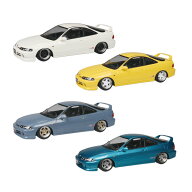 送料無料◆アオシマ 楽プラ 1/32 ホンダ DC2 インテグラ タイプR カスタムホイール 4色セット(ホワイト/…