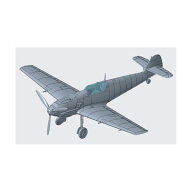 ドイツレベル 1/72 メッサーシュミット Bf109E-3 “エミール” 完全新金型 プラモデル 03781 【10月予約】
